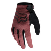 Scott Red and Grey Traction Long Finger Gloves