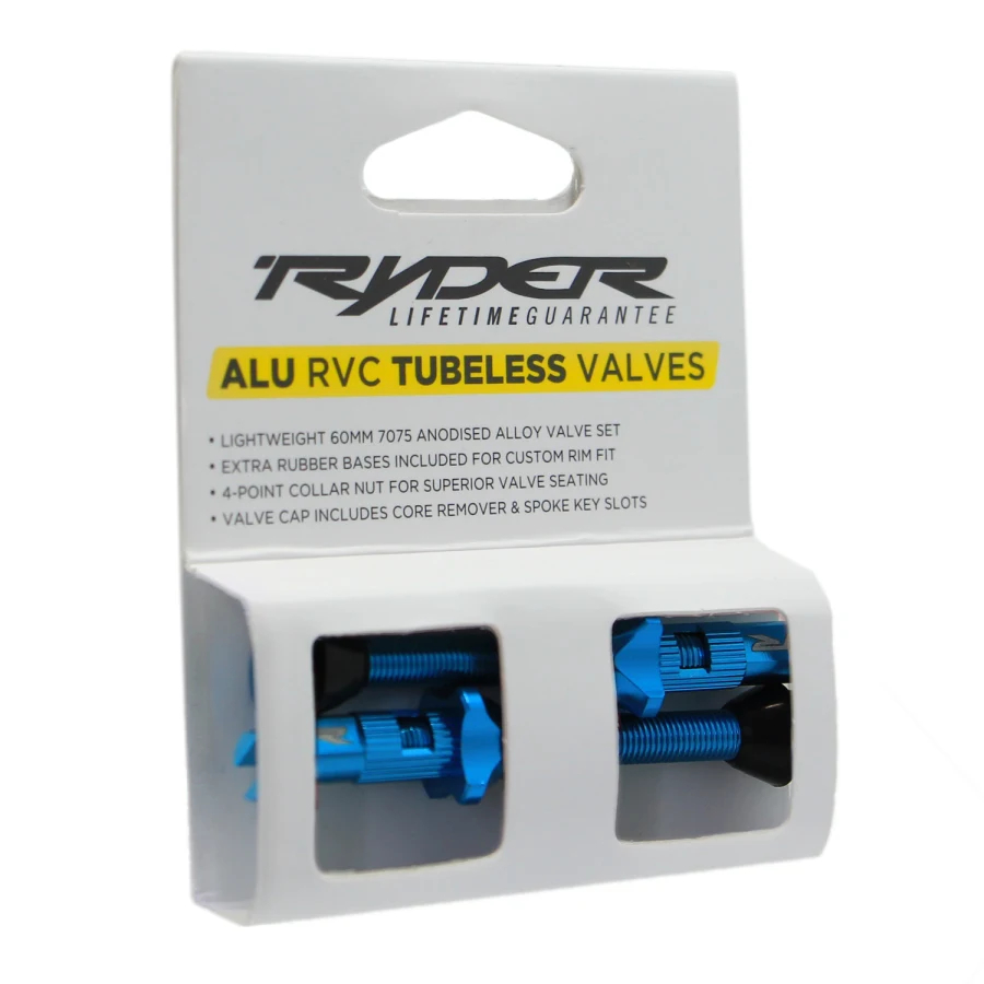 Ryder RVC Tubeless Valve Cap Set 