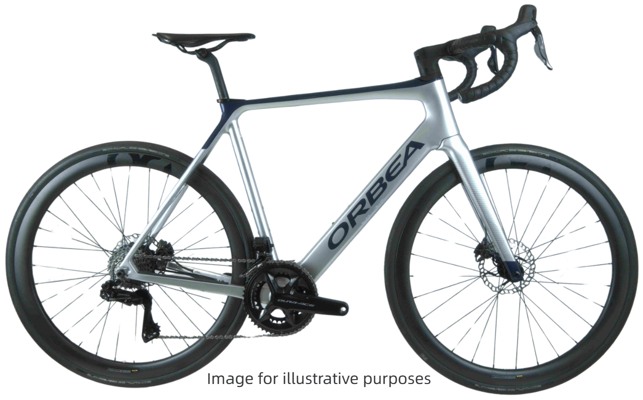 Demo Orbea Gain M10I Custom Carbon Road E-bike 700c Silver Large 2023