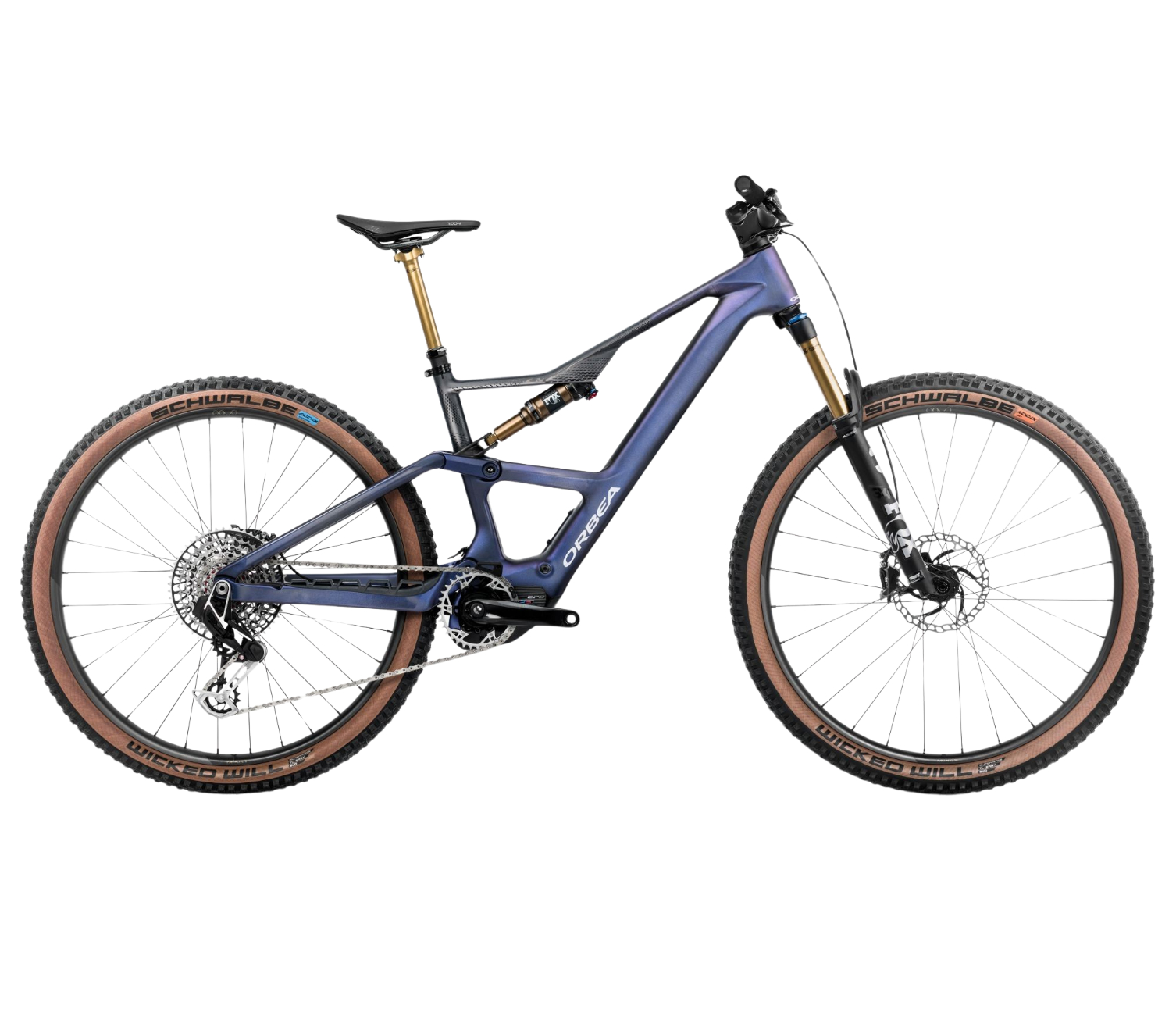 Orbea Rise SL M-LTD 630Wh Carbon Dual Suspension Mountain E-Bike 2025