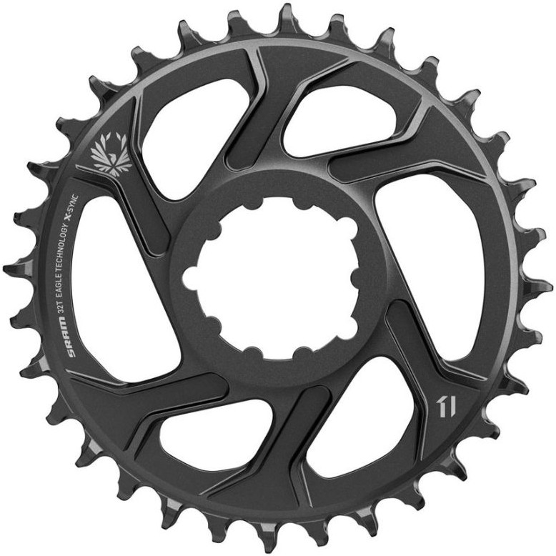 SRAM X-Sync2 DM 32T 6mm Offset MTB Chain Ring