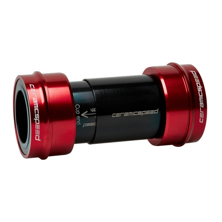  CeramicSpeed PF30 SRAM DUB Coated Mountain Bike Bracket - Red