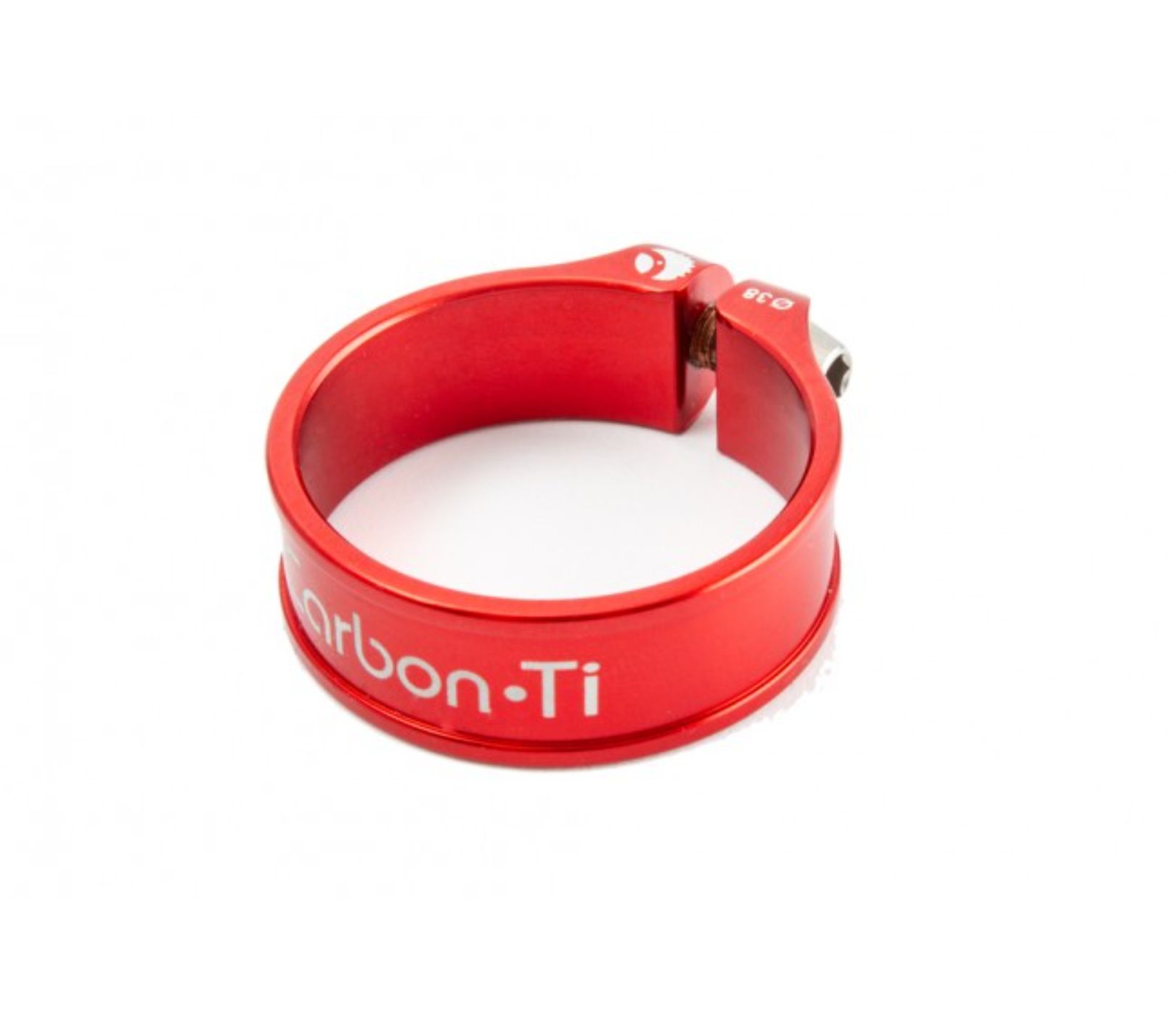 Carbon TI X-Clamp 3 38mm Seat Post Clamp - Red 