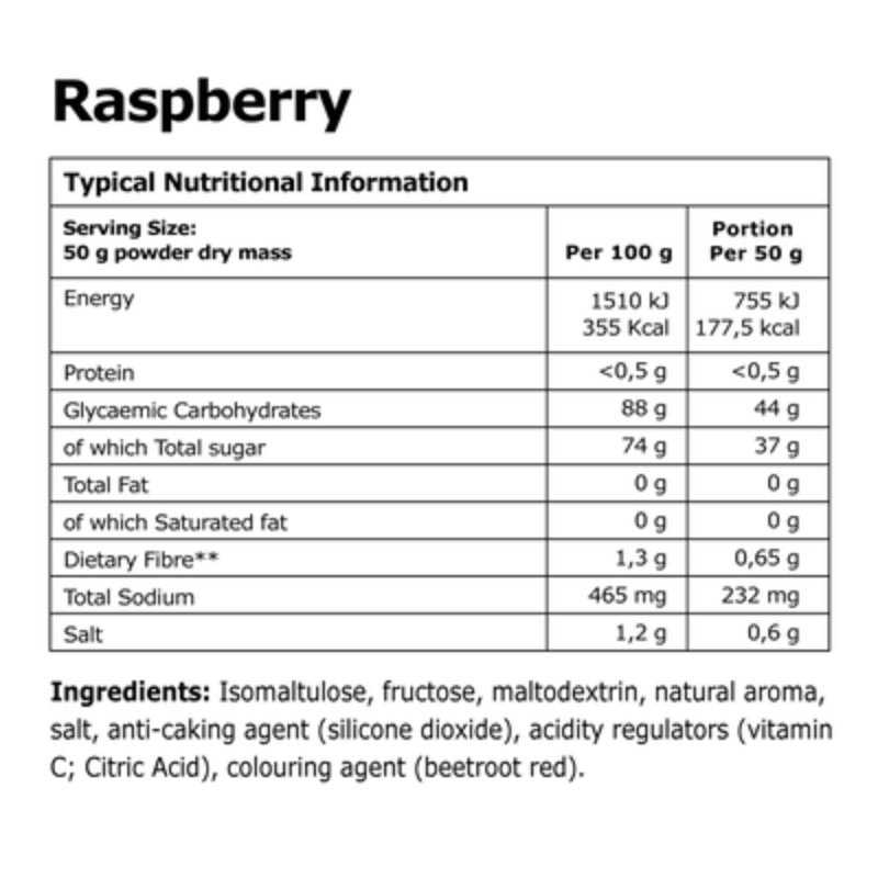 32Gi Endure 50g Sachet - Raspberry 