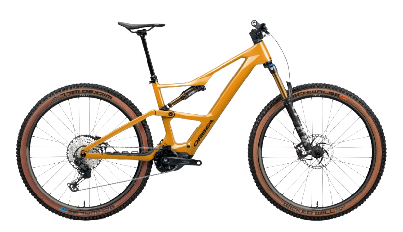 Orbea Rise SL M10 630Wh Carbon Dual Suspension Mountain E-Bike 2025