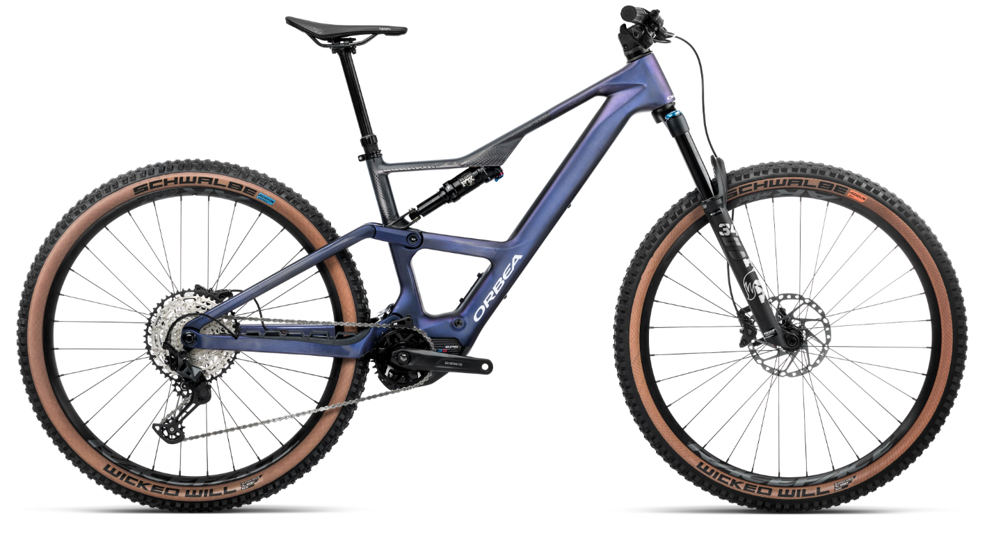 Orbea Rise SL M20 630Wh Carbon Dual Suspension Mountain E-Bike 2025