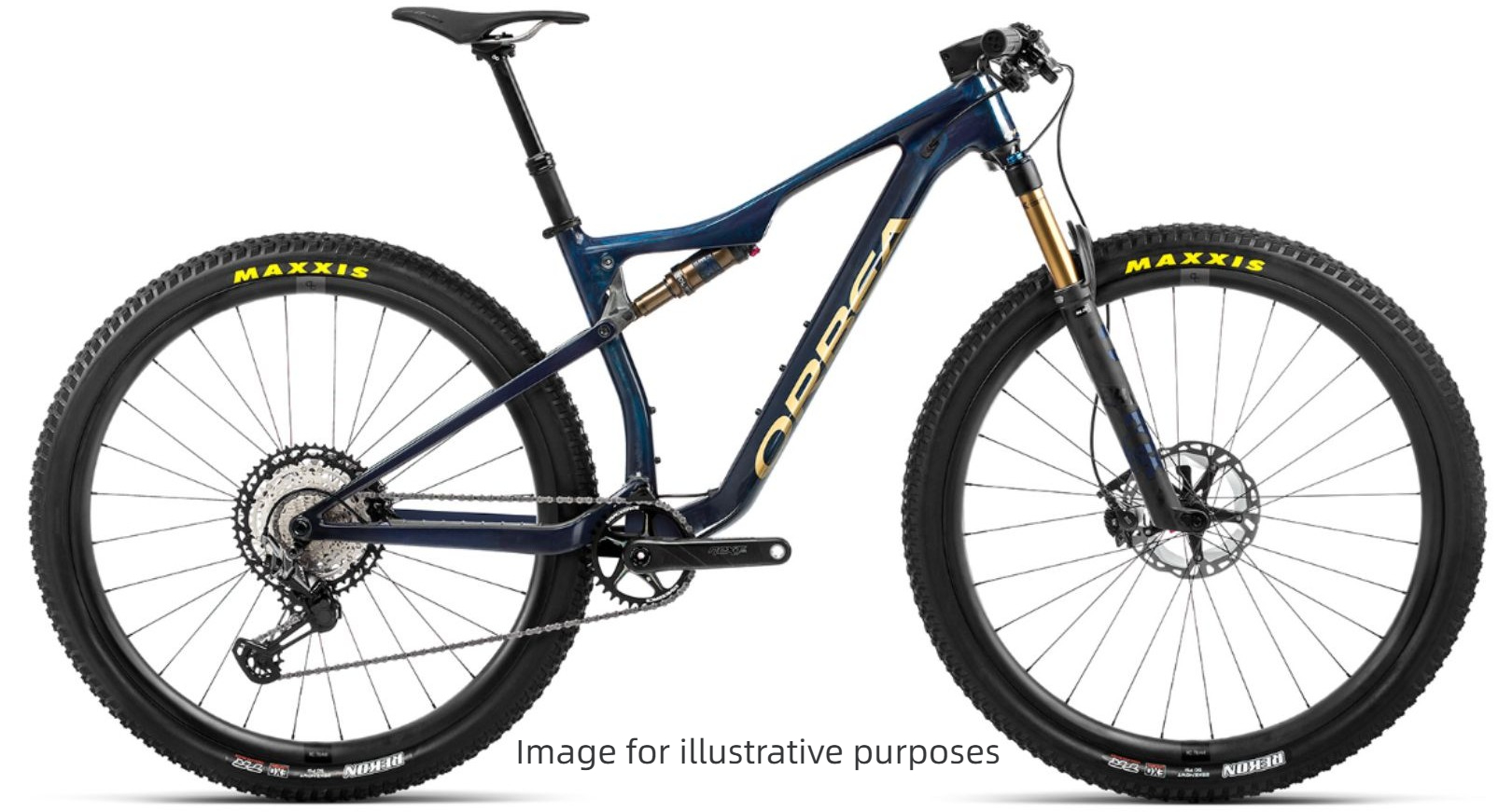 Demo Orbea Oiz M Team Dual Suspension Carbon Mountain Bike 29" Large 2022 