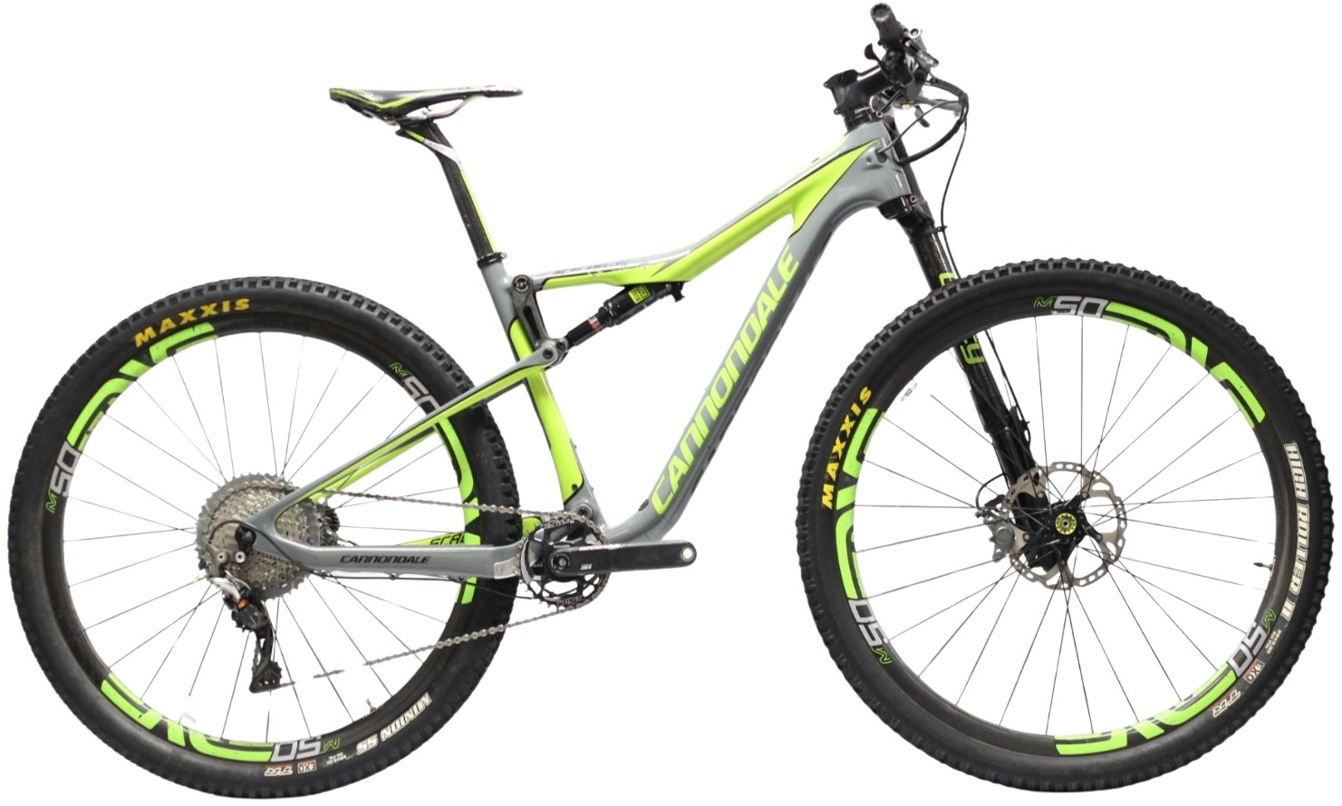 Pre-Owned Cannondale Scalpel RA Dual Suspension Carbon MTB - Medium