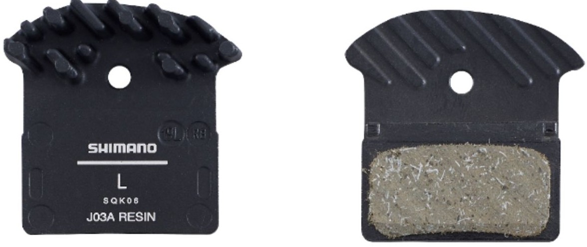Shimano Resin Pad W/Fin JO5A-RF MTB Brake Pad