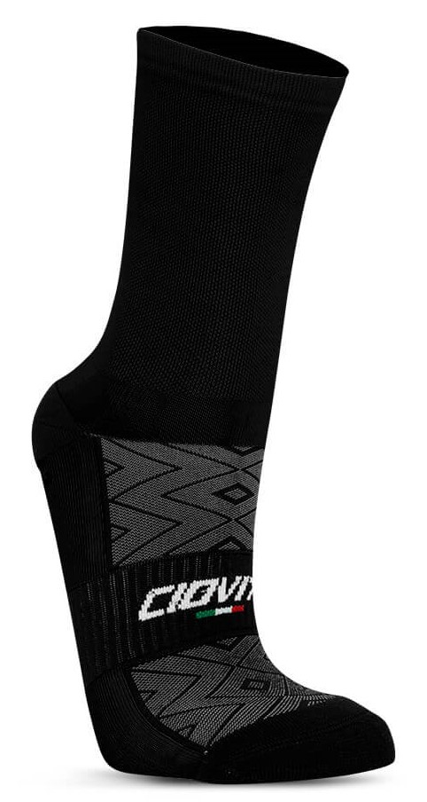 Ciovita Crew Unisex Socks Black Logo