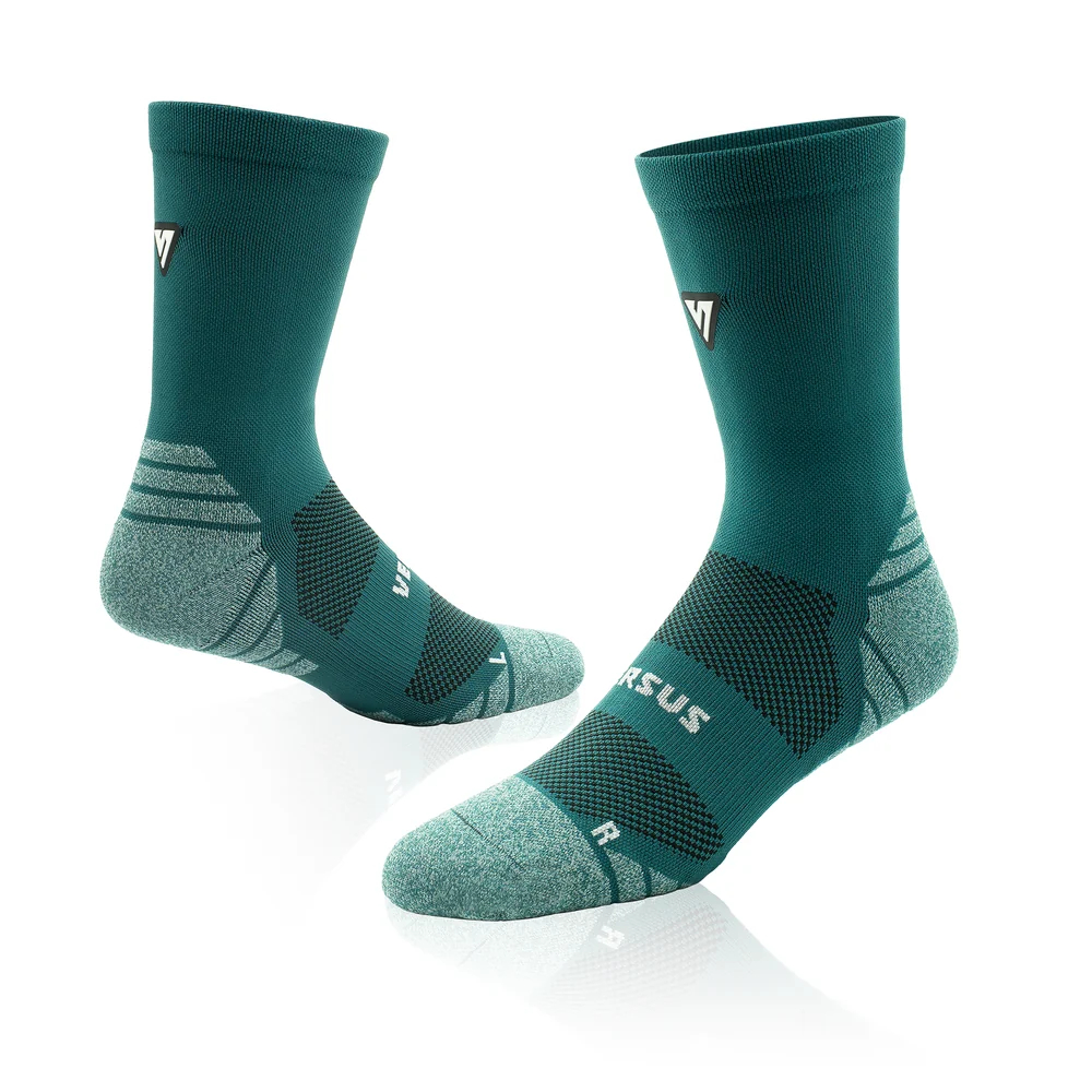 Versus Classic Active Crew Tab Teal Unisex Socks 