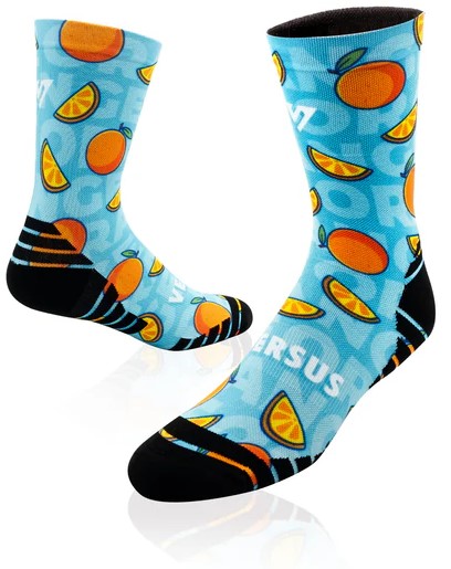 Versus Active Crew Orange Unisex Socks 