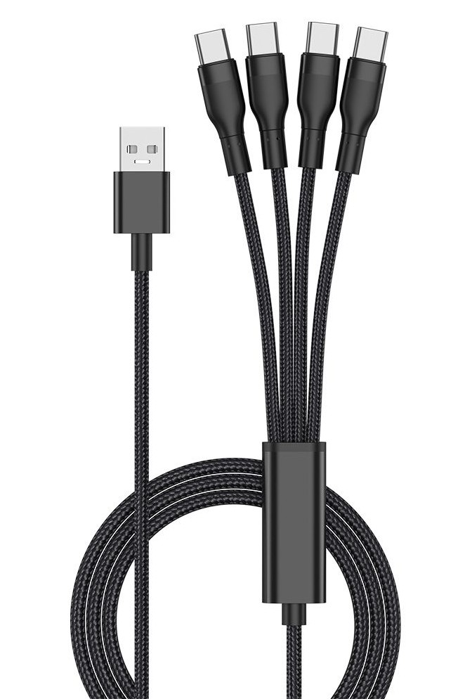 Red-E TimeTraveller C4 4-in-1 USB-C Charging Cable
