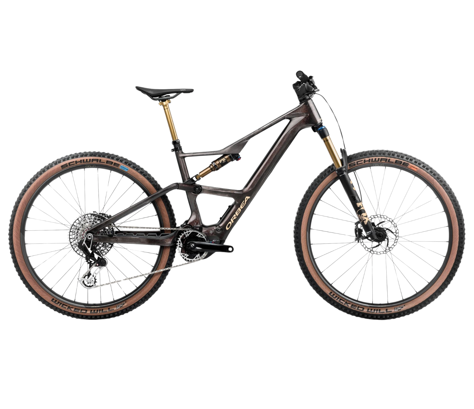 Orbea Rise SL M-LTD 630Wh Carbon Dual Suspension Mountain E-Bike 2025
