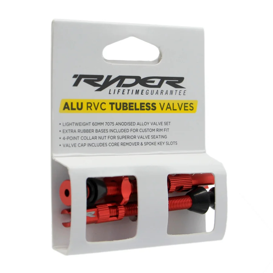 Ryder RVC Tubeless Valve Cap Set 