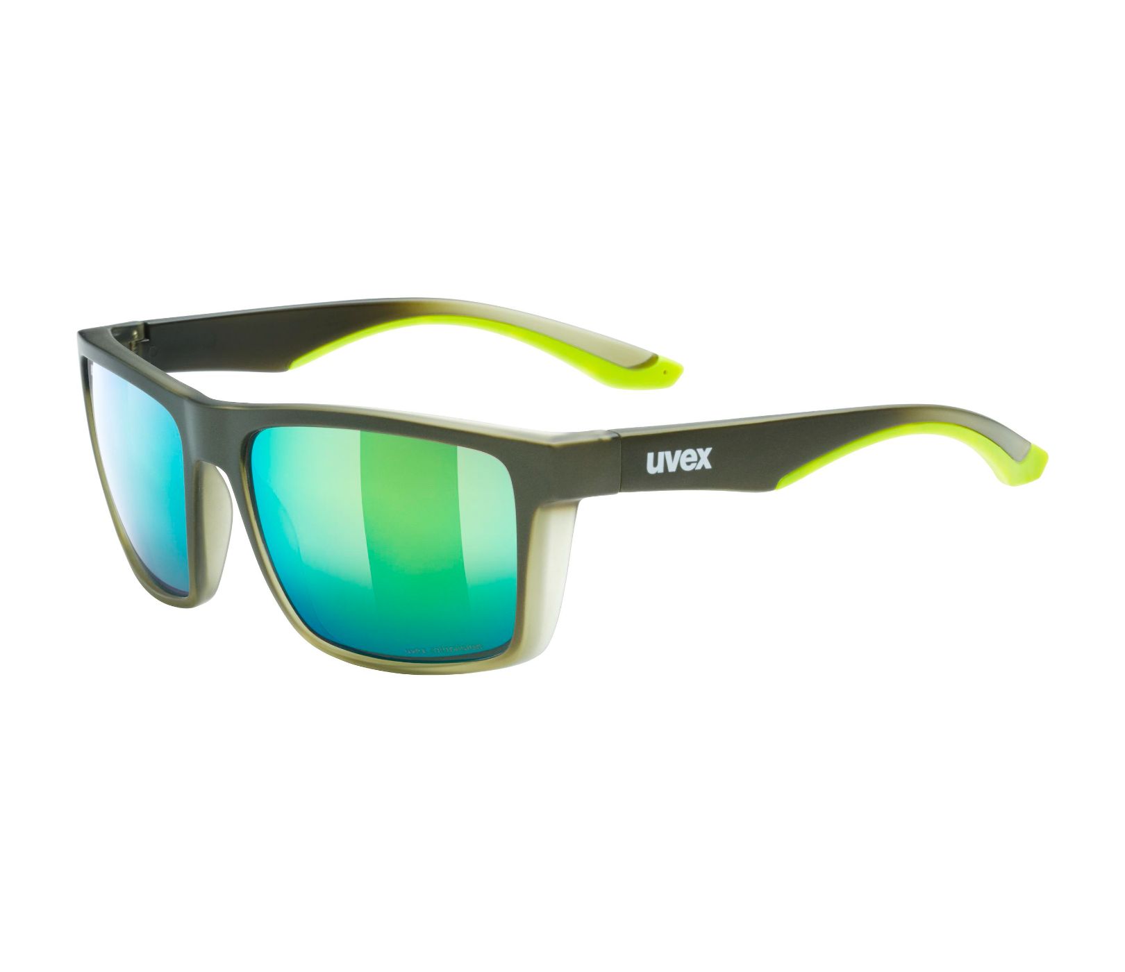 Uvex IGL 50 Color Vision Matt Black/Olive Sunglasses 