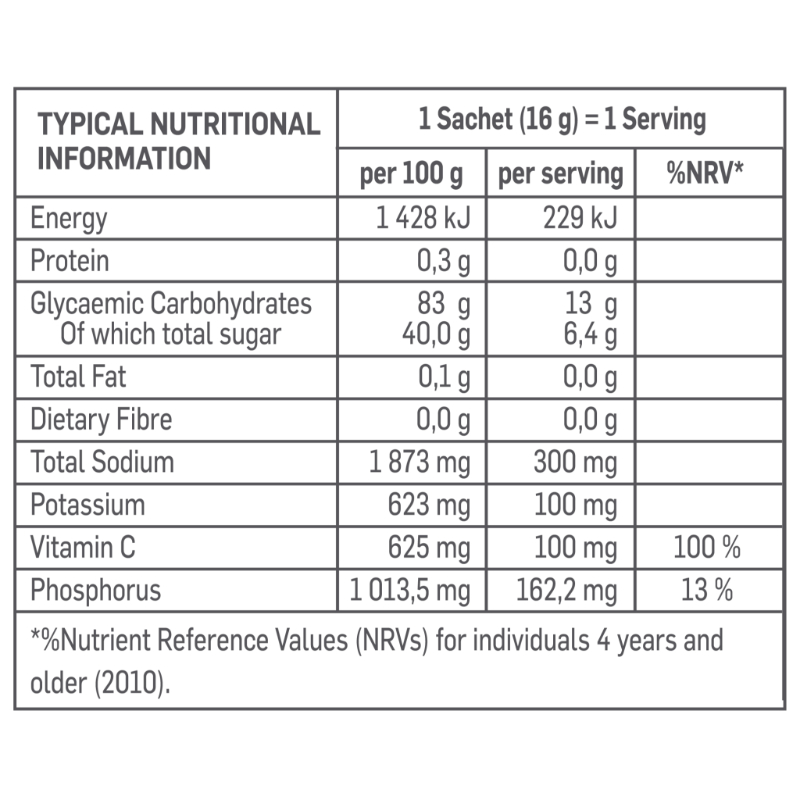 Biogen Sports Hydration 16g Sachet - Orange