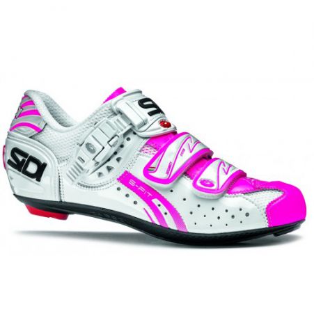 Sidi Ladies White/ Pink Fluo Genius 5 Road Shoe